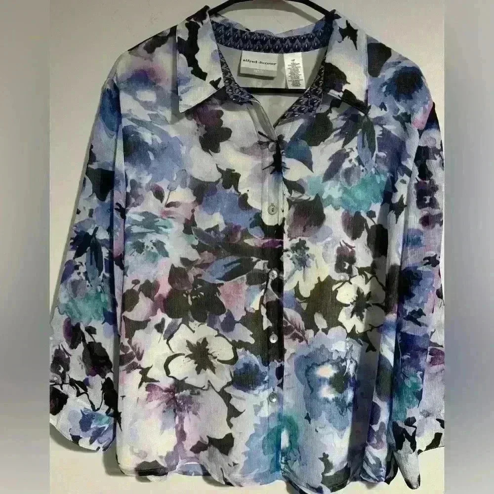 Women’s 16p Alfred Dunner top EUC